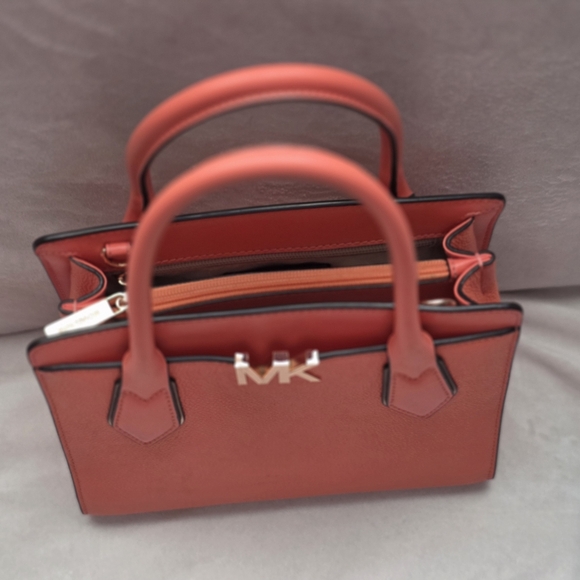 Michael Kors Coral Satchel and Wallet Set - Almost New Condition - Picture 7 of 8
